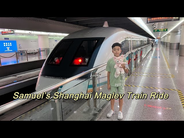 Samuel's Shanghai Maglev Ride From Longyang Station to Pudong International Airport (301km/h)
