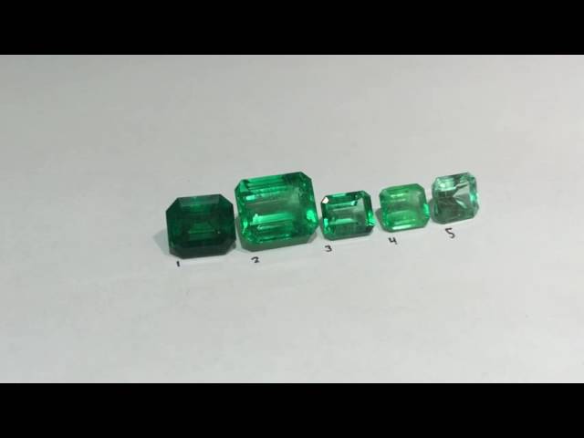 How to grade different Emerald tone and Color quality 💎