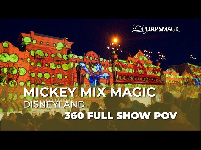 360 Full Show POV Mickey's Mix Magic - Disneyland 2019