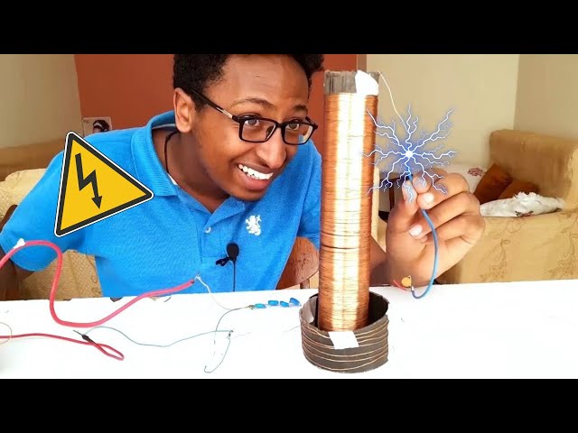 I Made My First Tesla Coil That Generates 10,000 VOLTS