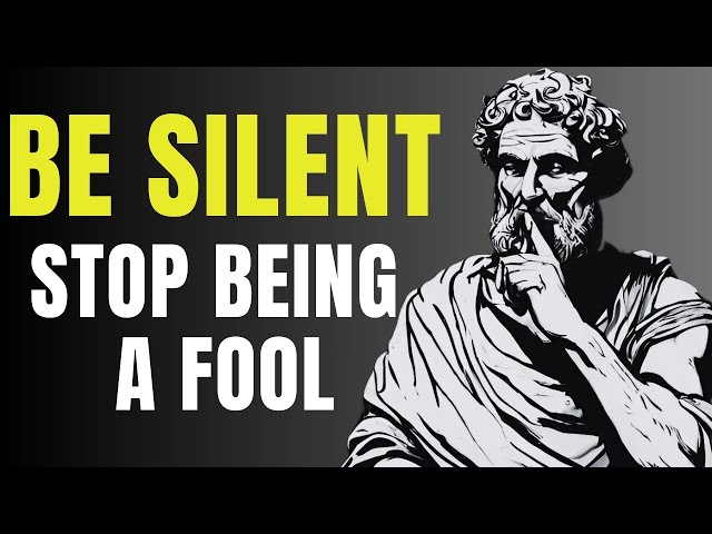 Silence is the height of contempt, 11 Traits of People Who Speak Less - Stoicism