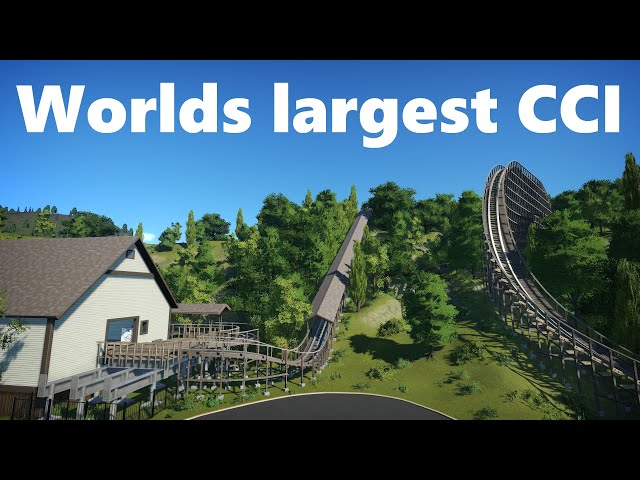 Huge CCI wooden coaster | Planet Coaster POV