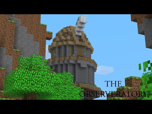A Rustic Observatory in Minecraft Beta 1.7.3