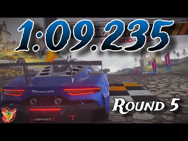 1:09:235 - 1 star - Maserati MC20 GT2 Grand Prix - Round 5 - Asphalt 9