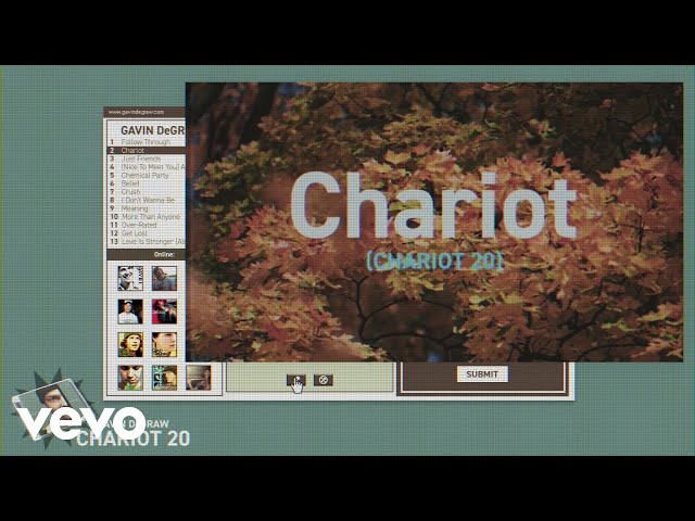 Gavin DeGraw - Chariot (20 [Official Lyric Video])