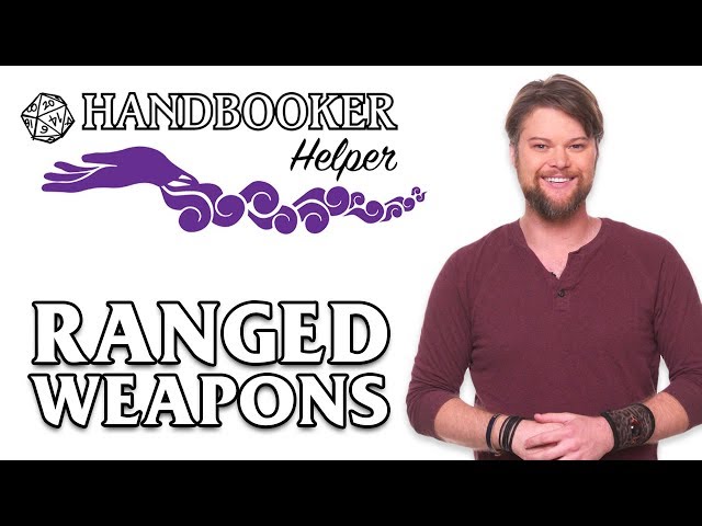 Handbooker Helper: Ranged Weapons