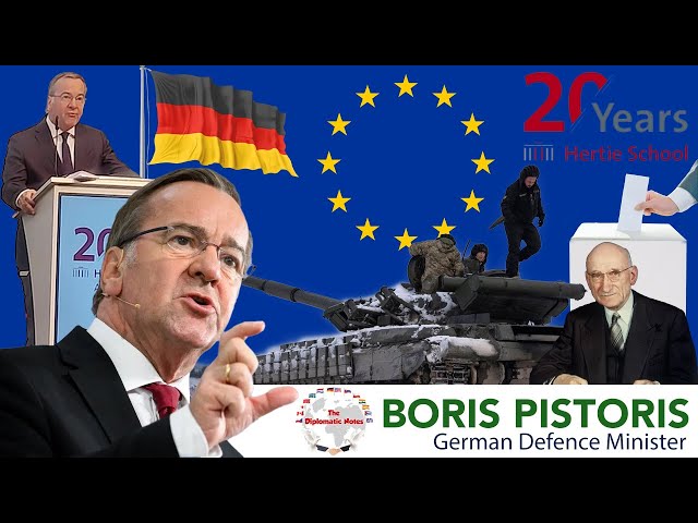 The German Defence Minister Speaks after the European Parliament Election, Russia Ukraine War.