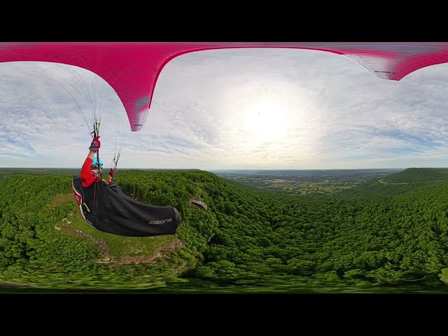 8k Insta360 x4 Paragliding at Henson's Gap, Tennesee on the Niviuk Ikuma 3 for Meta Quest 3 VR