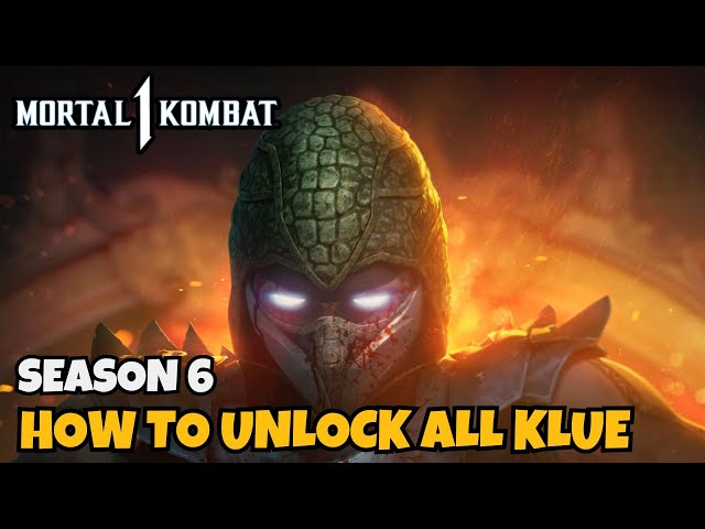 How to Unlock All KLUE Season 6 Mortal Kombat 1 Invasions Season of the Reptile