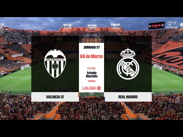 CONTINUAMOS INVICTOS / Valencia vs Real Madrid / modo carrera