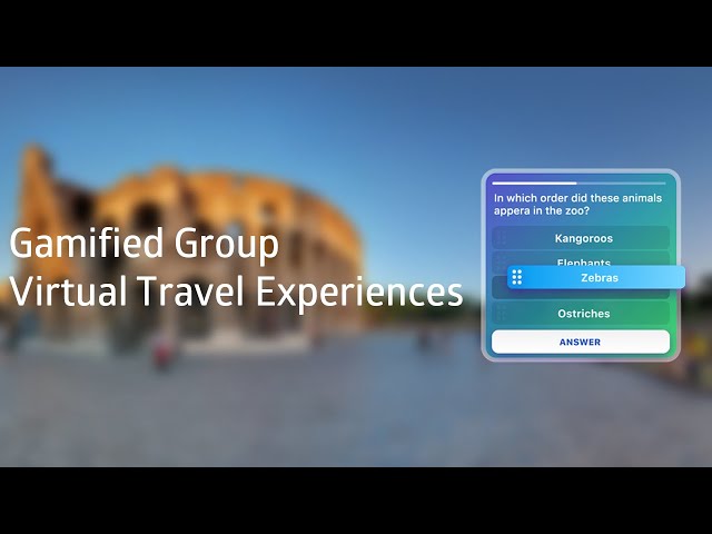 Gamified Group Virtual Travel Experiences with 360Stories