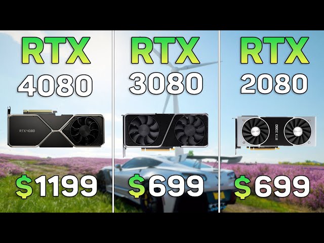 RTX 4080 vs RTX 3080 vs RTX 2080 - 10 Games Test