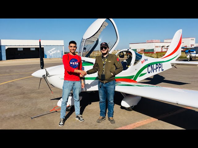 Achieving my childhood dream with Aeroclub Royal Fes, حققت حلم الطفولة مع نادي الطيران فاس