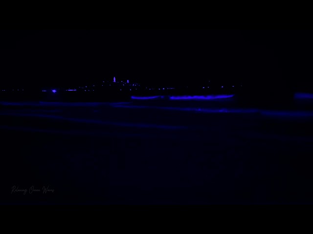 Deep Sleep Video With Peaceful Waves At Night, High Quality Stereo Recorded on Praia dos Rebolos