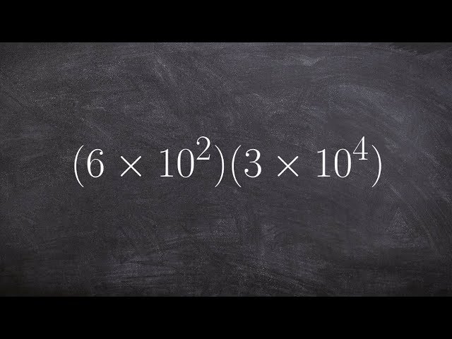 Learn how to multiply two numbers in scientific notation