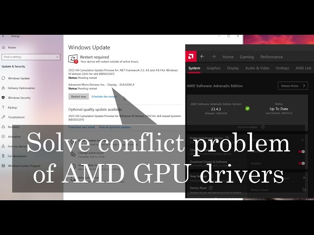 How to solve a common problem of AMD GPU driver on Windows