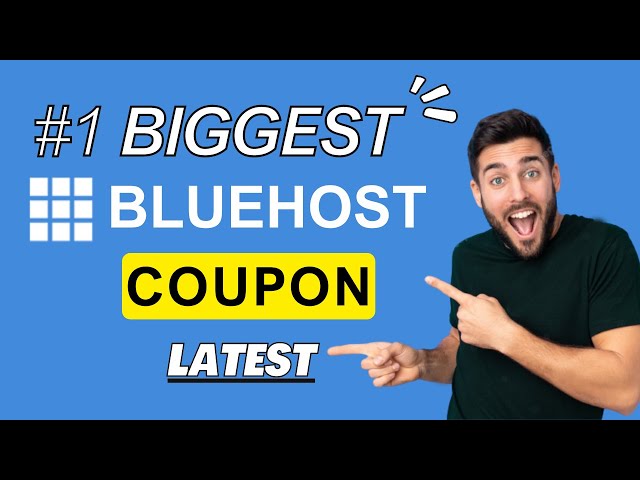 Bluehost Coupon Code 2024 | MAX Bluehost Promo Code Discount Deal