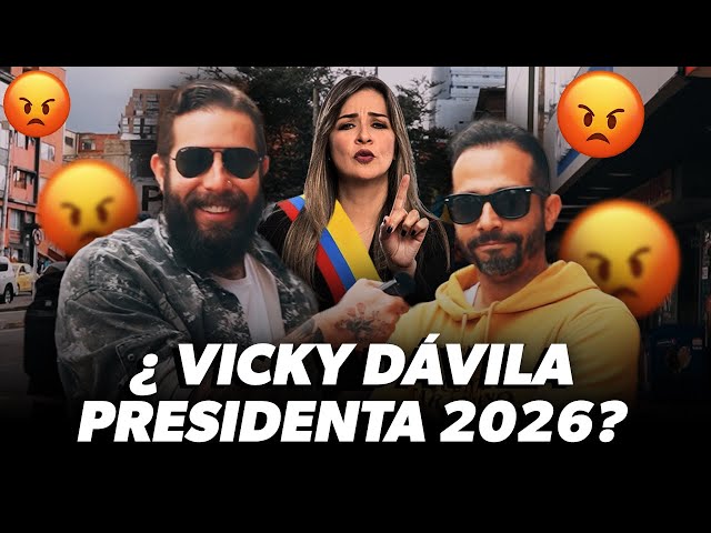 ¿Votaría por Vicky Dávila en el 2026? | ¡Vox Pop de Levy Rincón! | Episodio #3