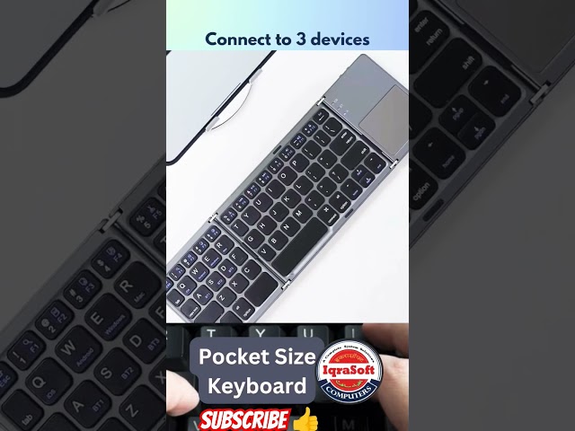 pocket size keyboard connects 3 devices #shortbeta #shortsfeed #shorts