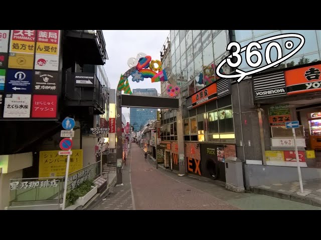 This is Harajuku（原宿）at 5:00 A.M. / 8K 360° VR Video