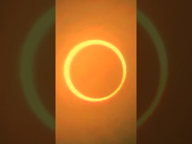 Full Annular Eclipse | 10.14.23 | Ring of Fire #eclipse #space