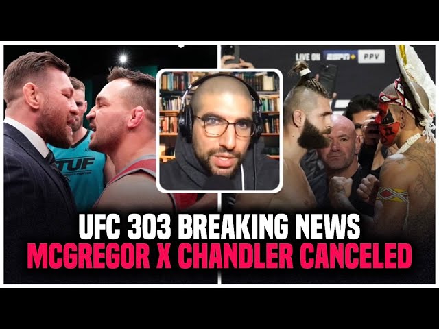 McGREGOR OUT! PEREIRA IN! | UFC 303 | Ariel Helwani Breaking News Update