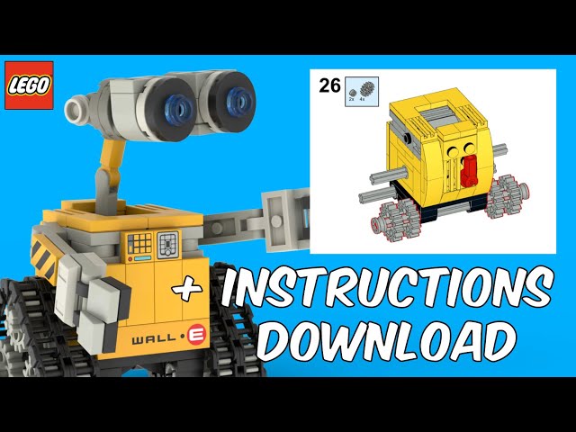 Lego Wall-E Mini - How to Build the MOC in Stop Motion (Instructions Included)