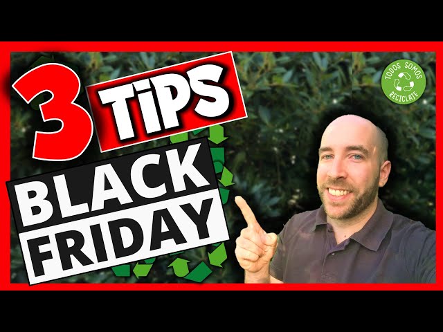 3 TIPS for a more SUSTAINABLE and Responsible BLACK FRIDAY and CYBER MONDAY (THEY WORK) ♻️🌍