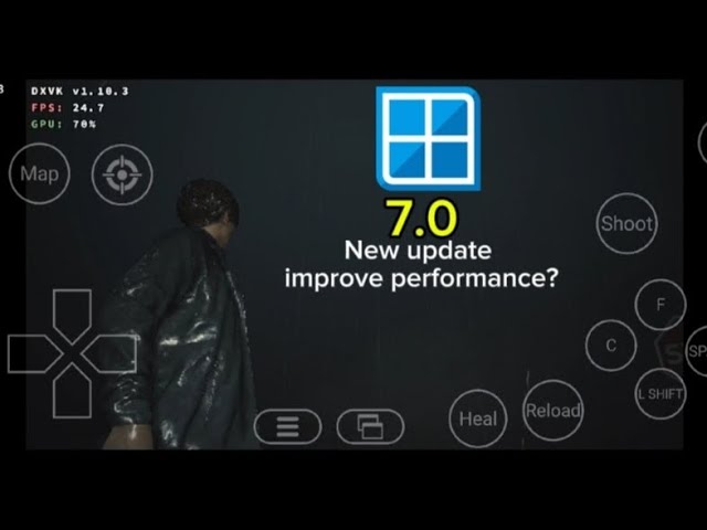 Resident Evil 2 Remake Tested Winlator New update 7.0 improve performance???