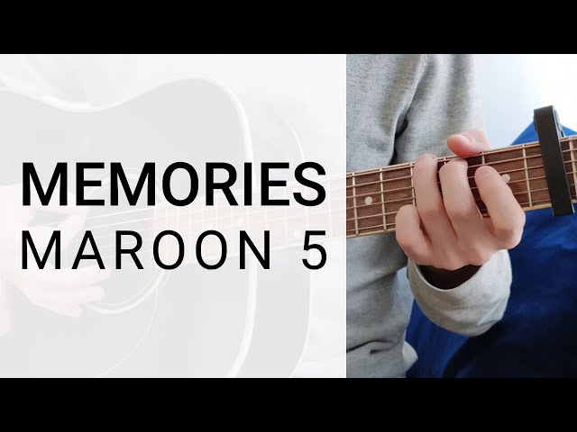 Maroon 5 - Memories | FAST Guitar Tutorial | EASY Chords