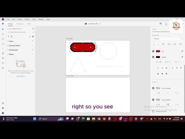shapes in Adobe XD | Ui/Ux Design | WepTech Academy