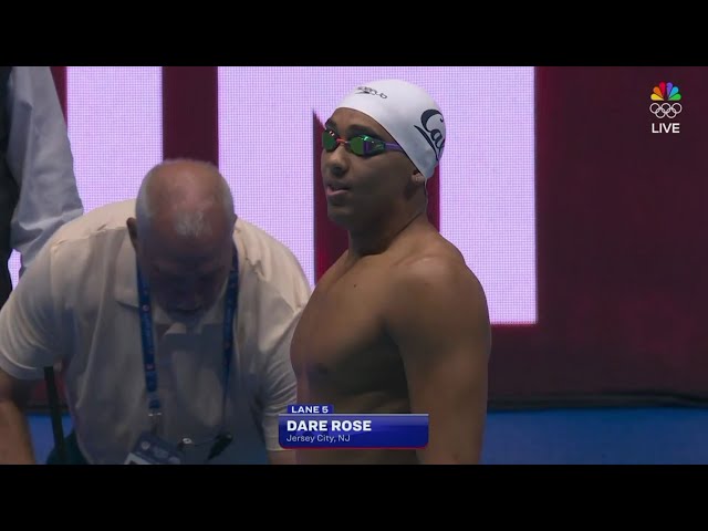 Dare Rose Loses To Thomas Heilman in 100m Butterfly Final at US Olympic Trials (June 22, 2024)