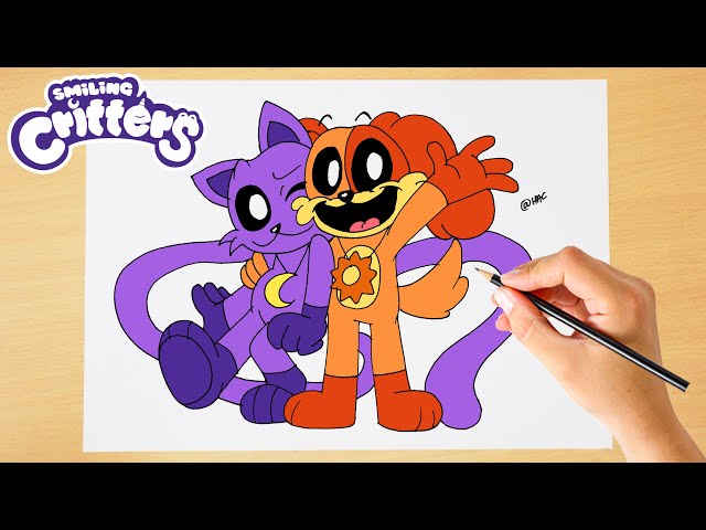 How to Draw CATNAP And DOG DAY | Smiling Critters | Poppy Playtime Chapter 3 (Easy Drawing)