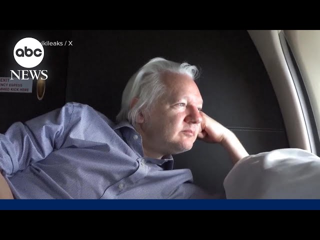 Julian Assange arrives in Saipan ahead of guilty plea in deal with US, securing his freedom
