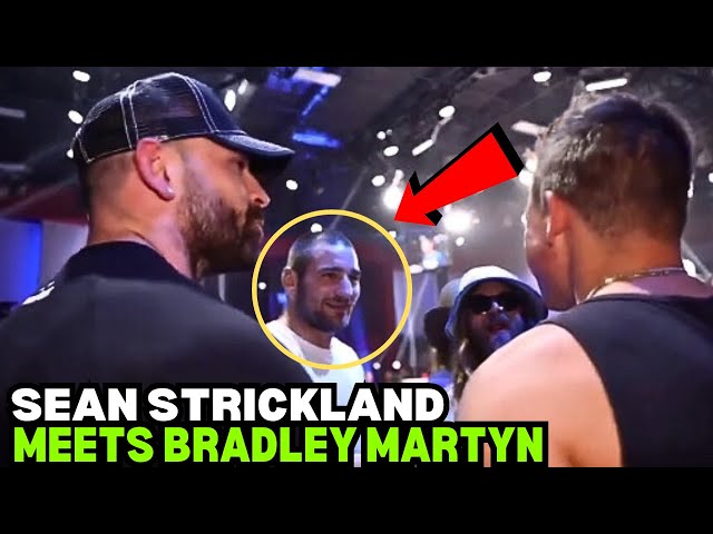 Sean Strickland CONFRONTS Bradley Martyn *FULL VIDEO*