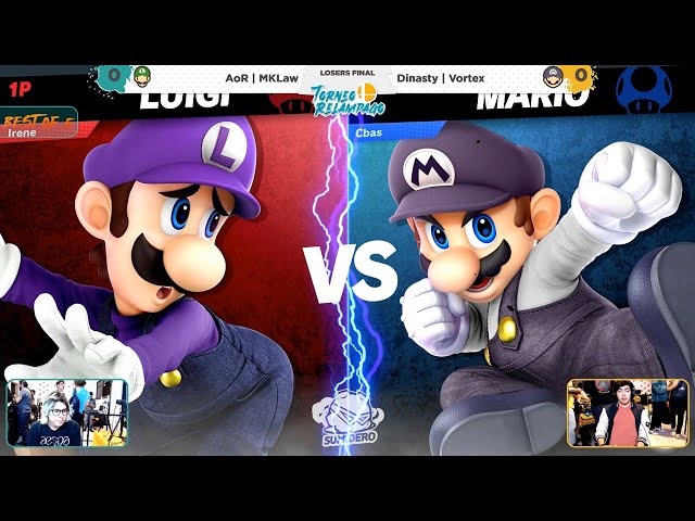 MKLaw (Luigi) vs Vortex (Mario) - Losers Final Torneo Relampago 88