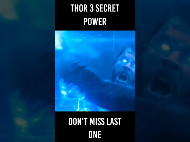 Thor का 3 Secret Power 😱🔥 #shorts #thor