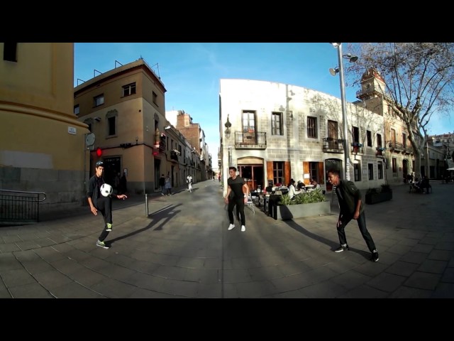 Freestyle Football in 360 degrees
