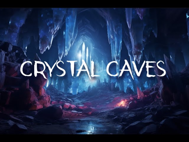 CRYSTAL CAVES | 1 HOUR OF AMBIENT MUSIC AND CRYSTAL CAVE AMBIENCE | CHILL, STUDY, MEDITATION, D&D