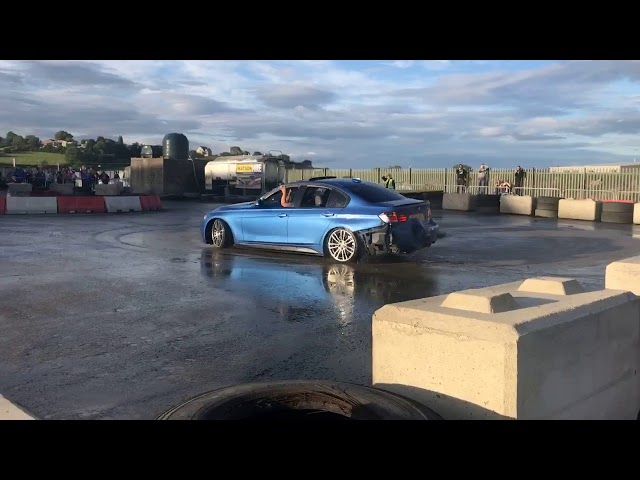 Donegal Rally King of the cone 2018 crash