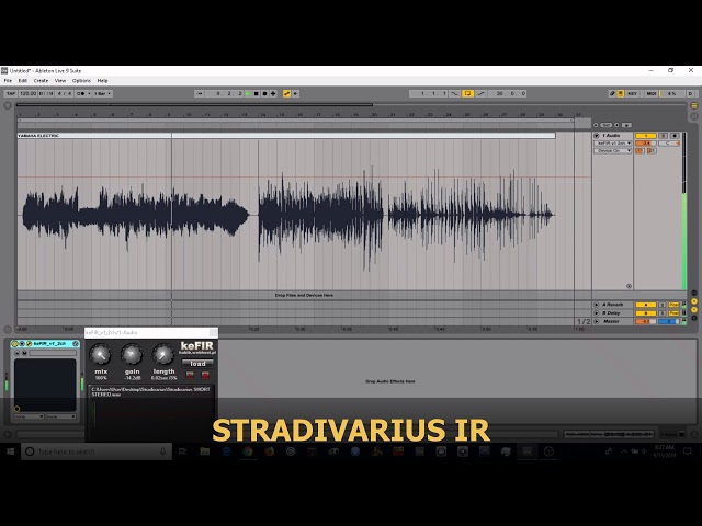 Yamaha EV  with Stradivarius and Guarneri Violin Impulse Responses