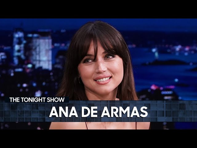 Ana de Armas Hitchhiked to School | The Tonight Show Starring Jimmy Fallon
