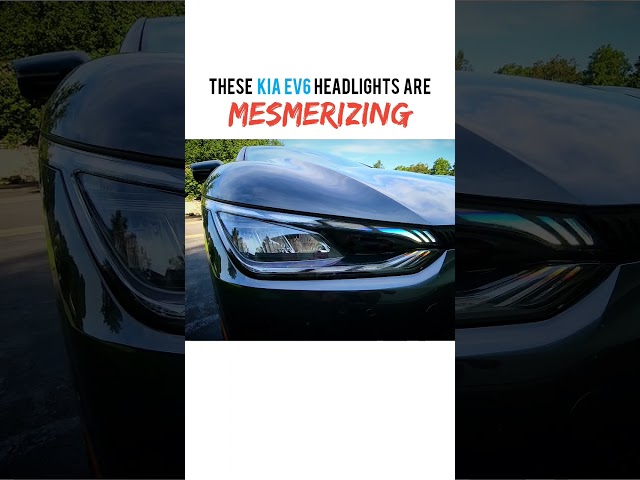 These Kia EV6 headlights are MESMERIZING 🤩 #shorts