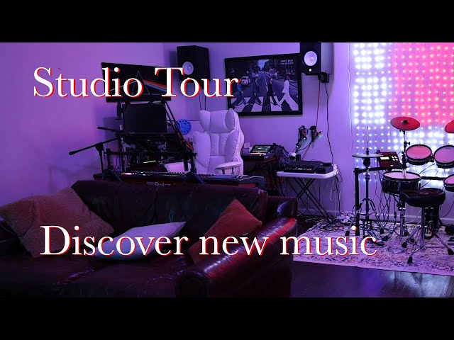 Studio tour.  Let's discover new music together.