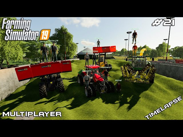 Last silage harvest for the year | Gemeinde Rade | Multiplayer Farming Simulator 19 | Episode 21