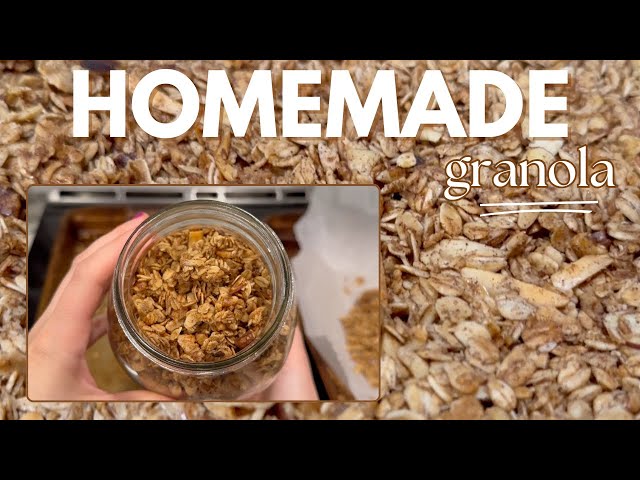 GRANOLA FROM SCRATCH | say goodbye to store-bought granola