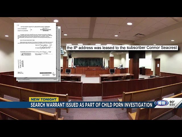 Search warrant issued as part of child porn investigation