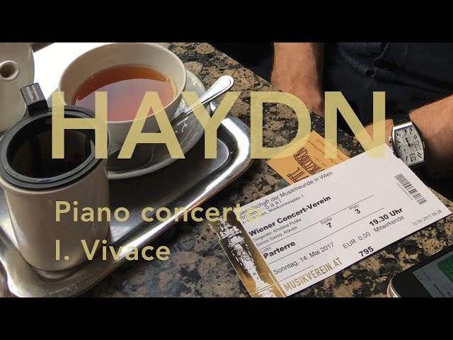 Simon Savoy plays 1st movement of Haydn piano concerto in D major