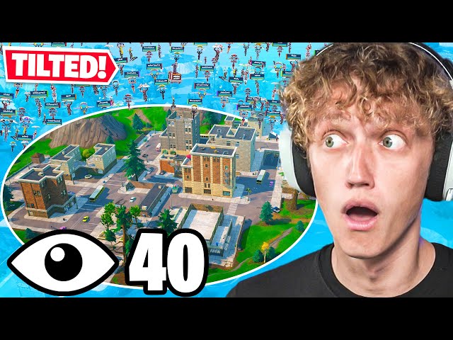 I Got All 40 Players To Land Tilted Towers In Fortnite Reload (Craziest Tournament)