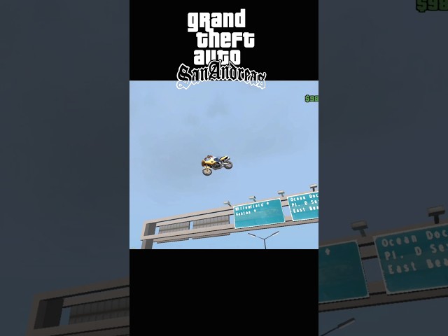 stunt jump in gta   PT:1 ||#GTA san Andreas #cj #gta #shorts #viral